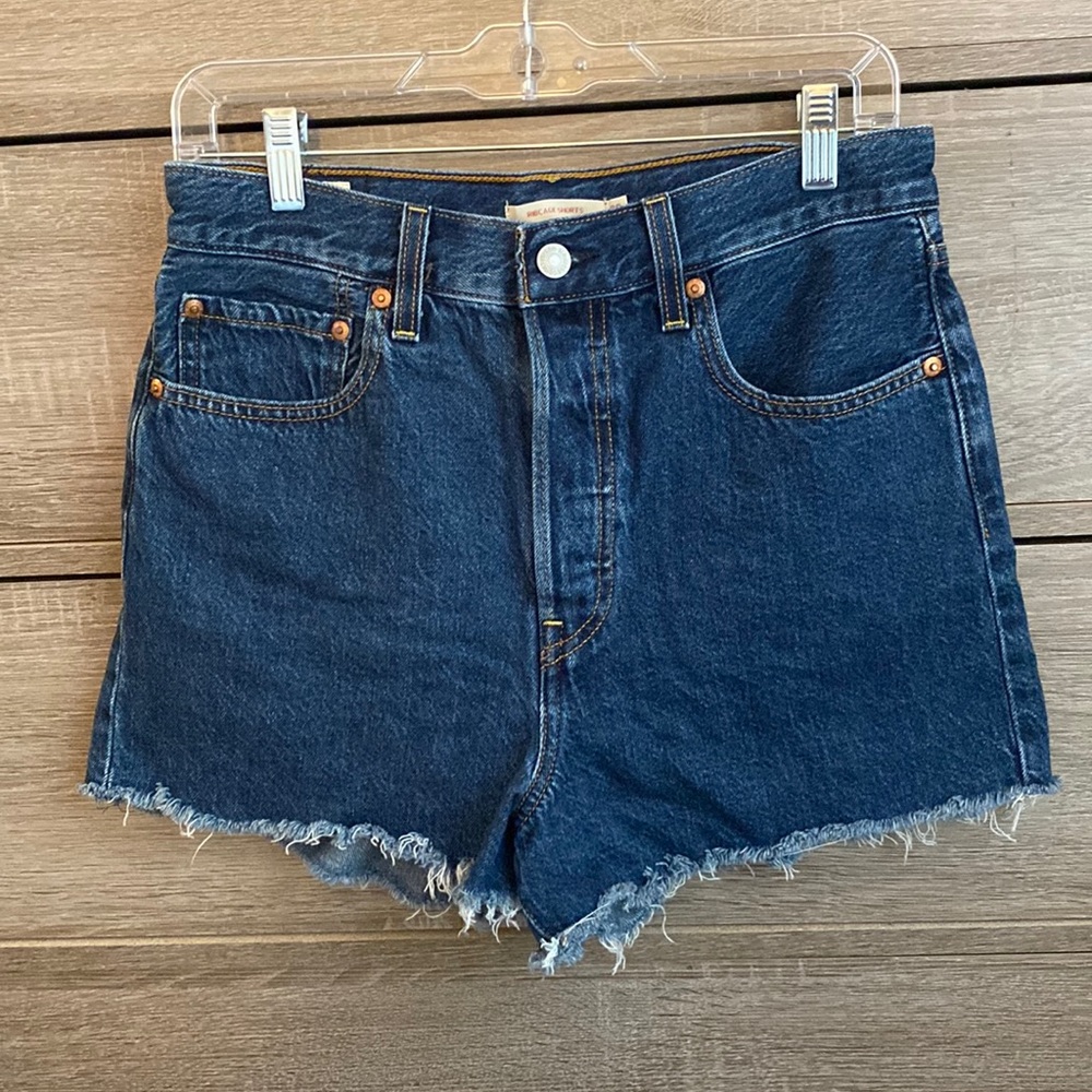 Levi’s Ribcage Denim Shorts